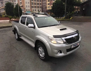 Дефлектор капота 2011-2015 (EuroCap) для Toyota Hilux рр