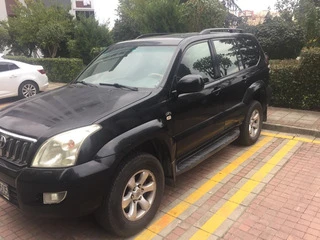 Рейлінги Skyport Black (2 шт) для Toyota Land Cruiser Prado 120