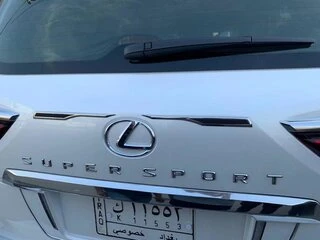 Комплект шильдиків під карбон (4 шт) для Lexus LX570/450d