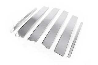 Накладки на стійки (нерж) для Volkswagen Golf 7/E-Golf