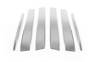 Накладки на стійки (нерж) для Volkswagen Golf 7/E-Golf