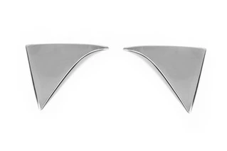 Накладка трикутник на задні двері (нерж) для Kia Sportage 2015-2021 рр