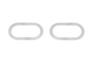 Обведення поворотника (2 шт, нерж) для Nissan Qashqai 2007-2010 рр