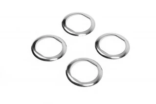 Обведення обдувов салону (4 шт., нерж) для Dacia Duster 2008-2018 рр