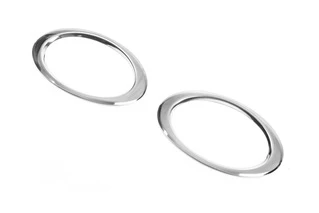 Окантовка на протитуманки (2 шт., нерж.) OmsaLine - Італійська нержавійка для Volkswagen T5 2010-2015 рр