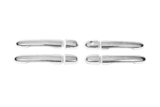 Накладки на ручки (4 шт) Carmos - Турецька сталь для Hyundai Accent 2006-2010 рр