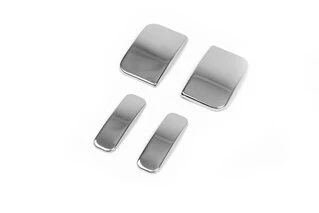 Накладки на ручки (нерж.) Дві передніх, одна зсувний для Peugeot Partner 1996-2008 рр