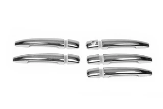 Накладки на ручки (нерж.) 5 штук, OmsaLine - Італійська нержавійка для Citroen Berlingo 2008-2018 рр