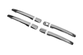 Накладки на ручки (4 шт, нерж) для Mercedes E-сlass W124 1984-1997 рр