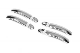 Накладки на ручки (4 шт, нерж) Carmos - Турецька сталь для Volkswagen Golf Plus