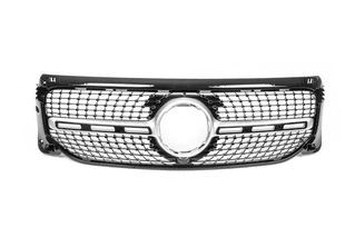 Передня решітка Diamond Silver Без місця під камеру для Mercedes GLB X247 2019- рр