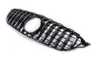 Передня решітка Panamericana GT 2014-2018, з камерою для Mercedes C-сlass W205 рр