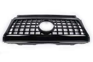 Передня решітка (GT Panamericana, без хрому) Повністю чорна для Mercedes G сlass W463 1990-2018рр