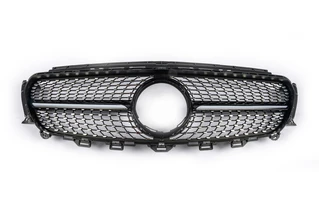 Передня решітка Diamond Black (для Avantgarde 2016-2019) Без місця під камеру для Mercedes E-сlass W213 2016- рр
