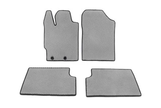 Килимки EVA ДВС (сірі) для Toyota Yaris 2010-2020 рр