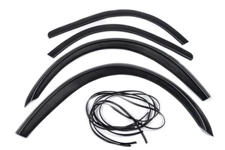 Накладки на арки (4 шт, чорні) ABS пластик для Mercedes Vito W638 1996-2003 рр