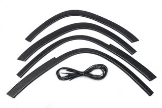 Накладки на арки (4 шт, чорні) ABS-Пластик (2007-2014) для Citroen Jumper рр