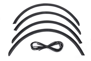 Накладки на арки (4 шт, чорні) для Volkswagen Golf 4