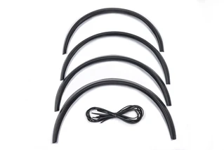 Накладки на арки (4 шт, чорні) для Volkswagen Golf 2