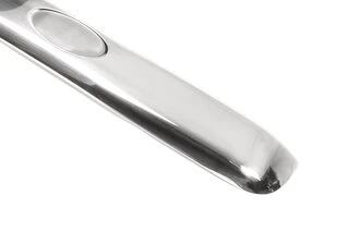 Хром планка над номером (установка на рідну, з місцем під логотип, нерж.) Carmos - Турецька сталь для Ford Connect 2006-2009 рр