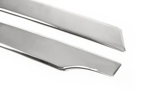 Накладка на кант багажника (2 частини, нерж) для Hyundai Tucson TL 2016-2021рр