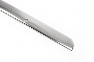 Накладка над номером (нерж) Carmos - Турецька сталь для Mercedes Vito W638 1996-2003 рр