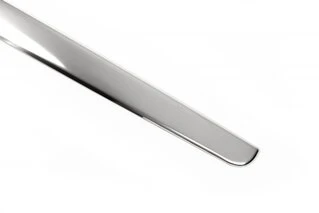 Накладка над номером (1-двер, нерж) OmsaLine - Італійська нержавійка для Mercedes Vito W639 2004-2014 рр