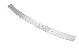 Накладка на задній бампер Carmos V1 (нерж) для Volkswagen Caddy 2015-2020 рр