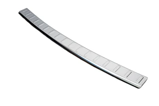 Накладка на задній бампер (SW, глянець, нерж) для Mercedes C-class W204 2007-2015рр