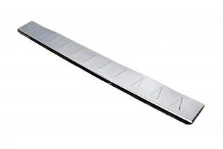 Накладки на задній бампер Carmos V1 (нерж) для Opel Vivaro 2001-2015 рр