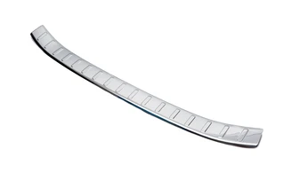 Накладка на задній бампер Carmos (нерж.) для Peugeot 208 2012-2019 рр