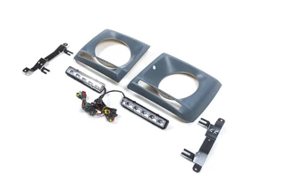 Накладки на фари з LED (5 діодів, комплект) для Mercedes G сlass W463 1990-2018рр