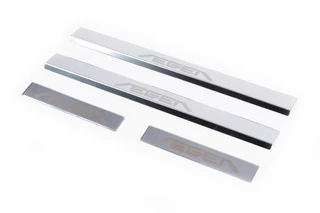 Накладки на пороги Carmos V1 Aegea (4 шт, нерж) для Fiat Tipo 2016- рр