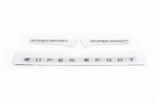 Комплект шильдиків Supersport (3 шт)
