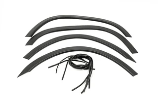 Накладки на арки (1995-2003, 4 шт, чорні, ABS) для Citroen Jumpy рр