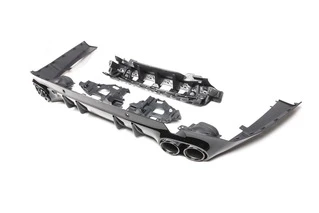 Задній дифузор з насадками (Дизайн GT53) для Mercedes CLS C257 2018- рр