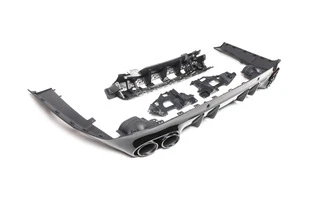 Задній дифузор з насадками (Дизайн GT53) для Mercedes CLS C257 2018- рр