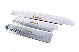 Накладки на внутрішні пороги Carmos V1 (нерж) 4 шт, Carmos - Турецька сталь для Mercedes Viano 2004-2014 рр