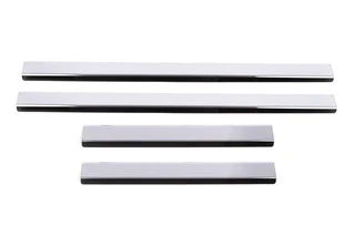 Накладки на пороги Carmos (4 шт, нерж.) для Toyota Hilux 2006-2015 рр