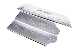 Накладки на внутрішні пороги тип-4 (сталь) 4 штуки для Volkswagen T4 Transporter