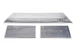 Накладки на внутрішні пороги Carmos (нерж) 3 двері, Transporter для Volkswagen T5 2010-2015 рр