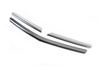 Накладки на решітку (3 част., нерж) для Opel Corsa D 2007-2014 рр