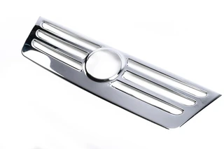 Накладка на решітку (нерж) Carmos - Турецька сталь для Volkswagen Caddy 2004-2010 рр