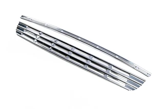 Накладки на решітку радіатора (2 част., Нерж.) Carmos - Турецька сталь для Citroen Berlingo 2008-2018 рр