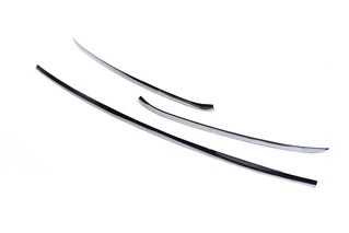 Накладки на решітку бампера 2014-2018 Carmos (нерж) для Volkswagen Jetta рр