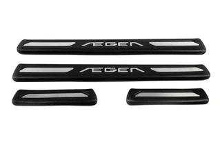 Накладки на пороги OmsaLine V1 (4 шт, нерж) для Fiat Tipo 2016- рр