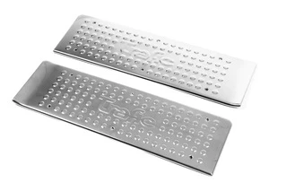 Накладки на пороги OmsaLine (нерж.) 4 штуки для Renault Trafic 2001-2015 рр