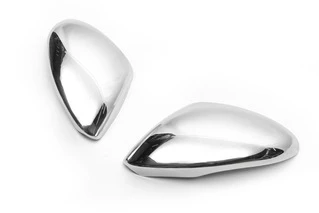 Накладки на дзеркала Carmos (2 шт, нерж) для Alfa Romeo Stelvio