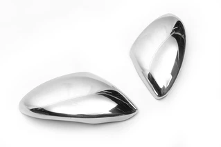 Накладки на дзеркала Carmos (2 шт, нерж) для Alfa Romeo Stelvio