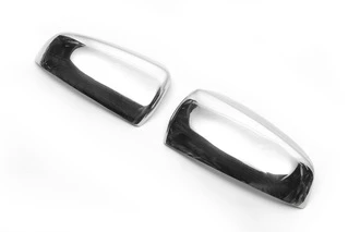 Накладки на дзеркала (2 шт., нерж) для BMW X5 E-70 2007-2013 рр